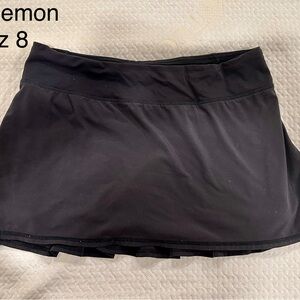 Lululemon Black Athletic Skirt